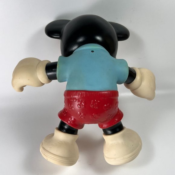 Vtg Disney Baby Mickey Mouse Toy Figure Floating Tub Pool Plastic - Picture 7 of 11